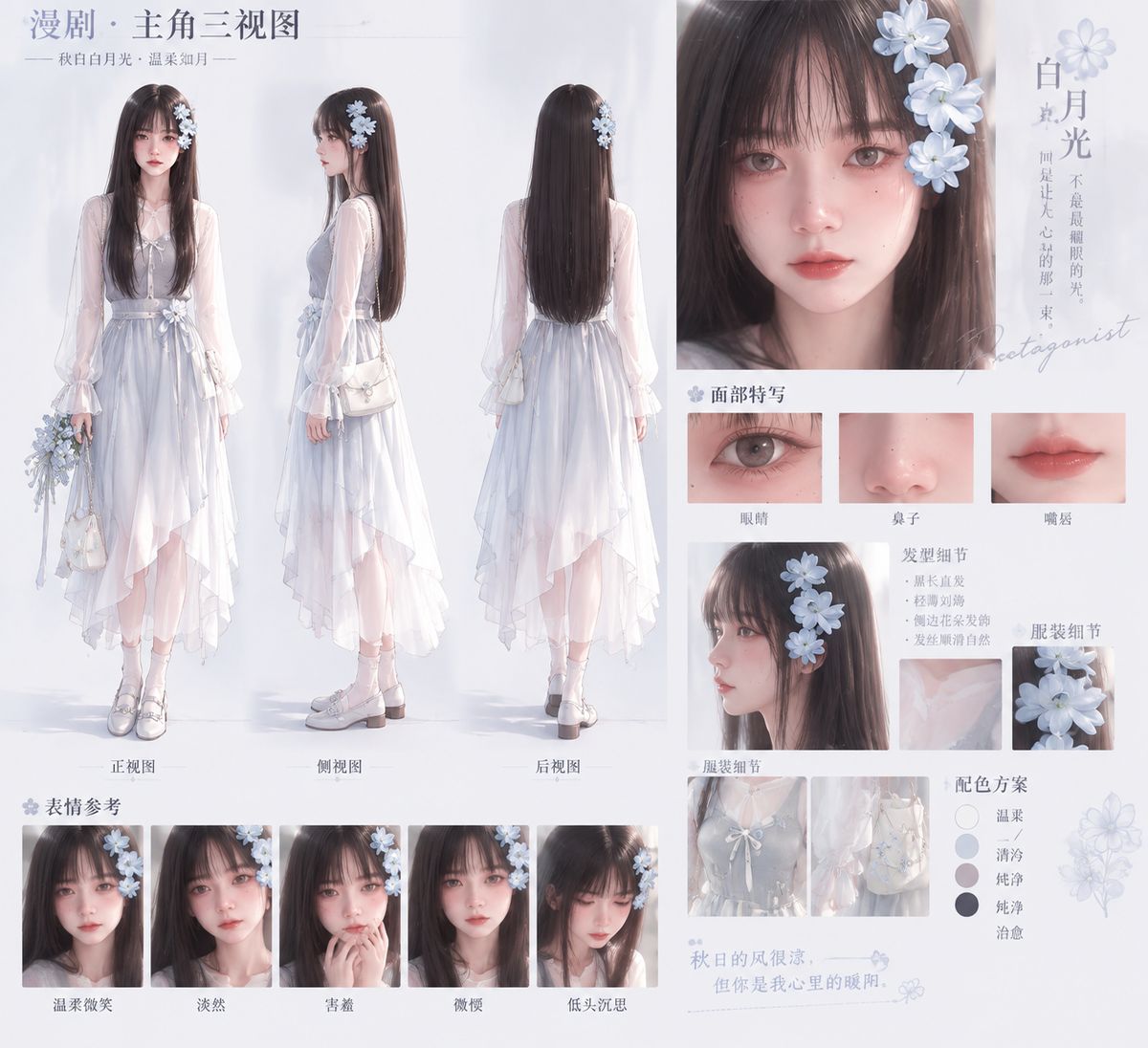 秋白 · 白月光主角